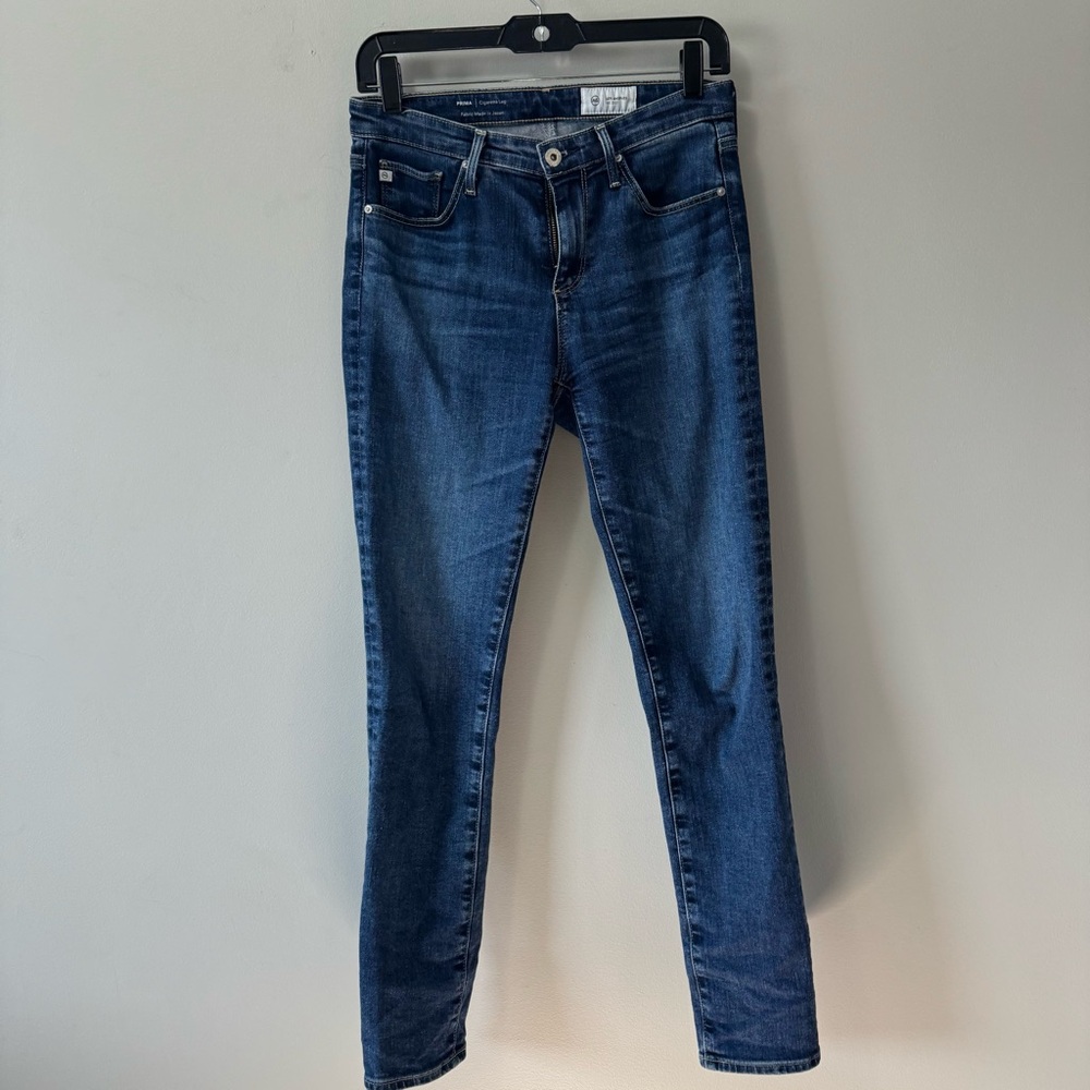 AG Adriano Goldschmied Prima Cigarette Leg Indigo Jeans SZ 26